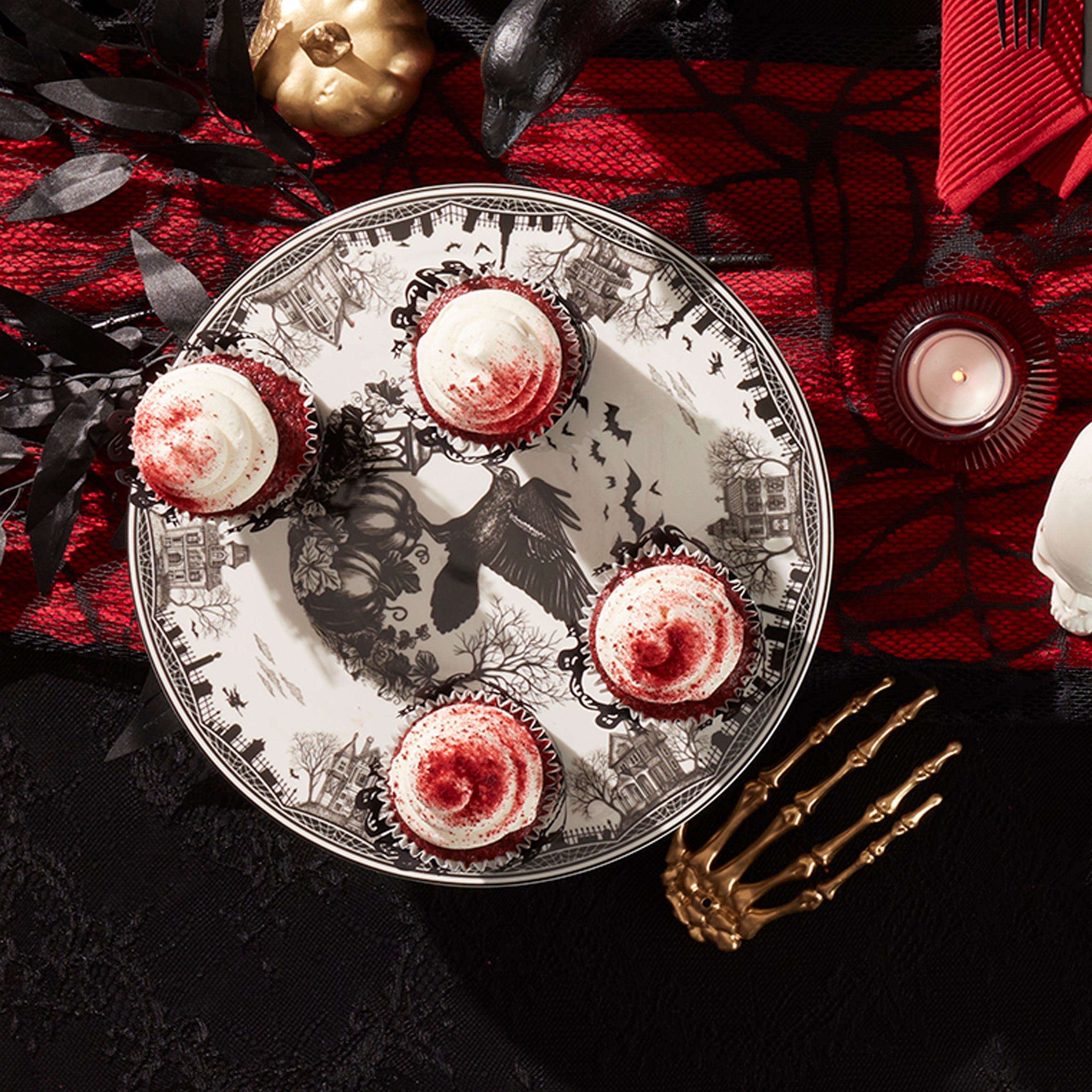 Haunted Village Cake Plate - Image 3