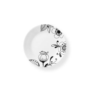 Corelle庐 Inked Poppy 6.75 Appetizer Plate
