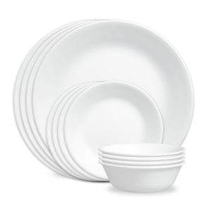 Corelle? Winter Frost White 12-piece Dinnerware Set. Service for 4