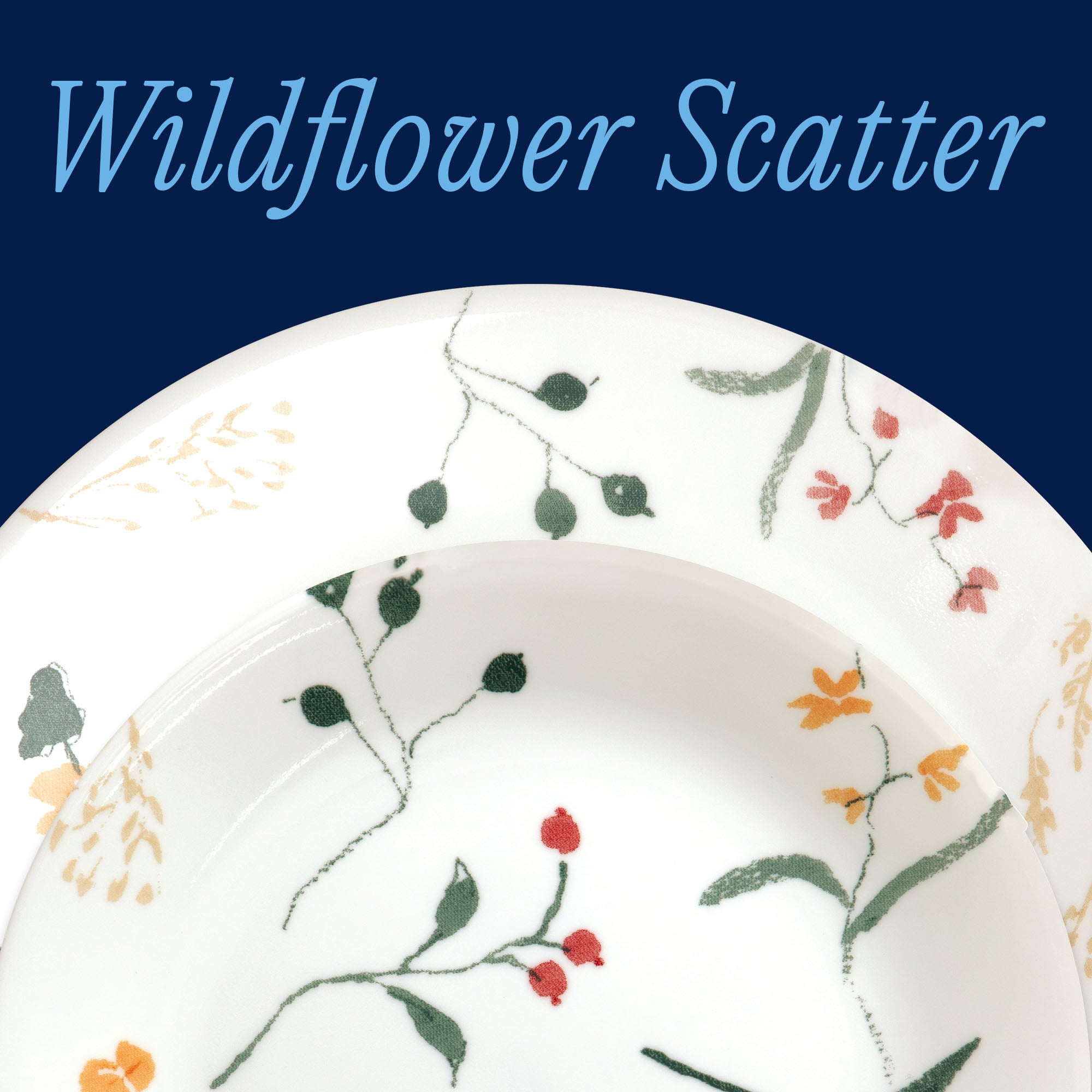 Corelle? Wildflower Scatter 32-piece Dinnerware Set. Service for 8 - Image 2