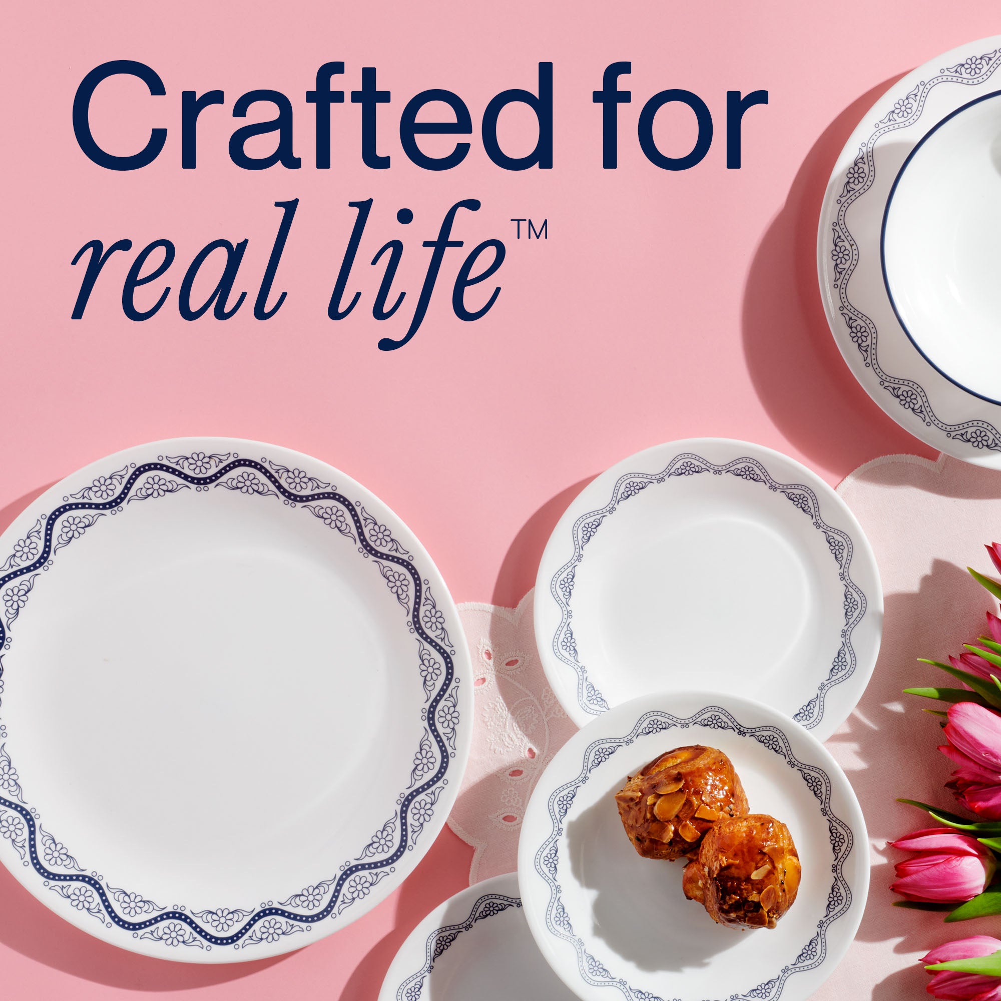 Corelle庐 Orleans 18-piece Dinnerware Set. Service for 6 - Image 7