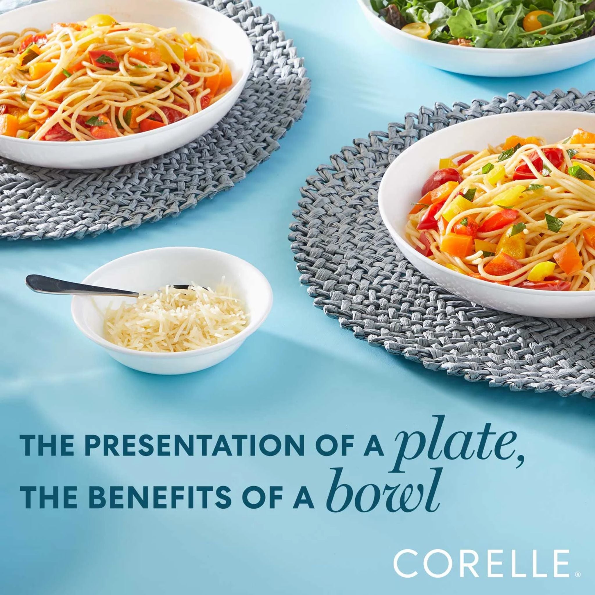 Corelle? Winter Frost White 30-ounce Versa Meal Bowls. 4-pack - Image 2