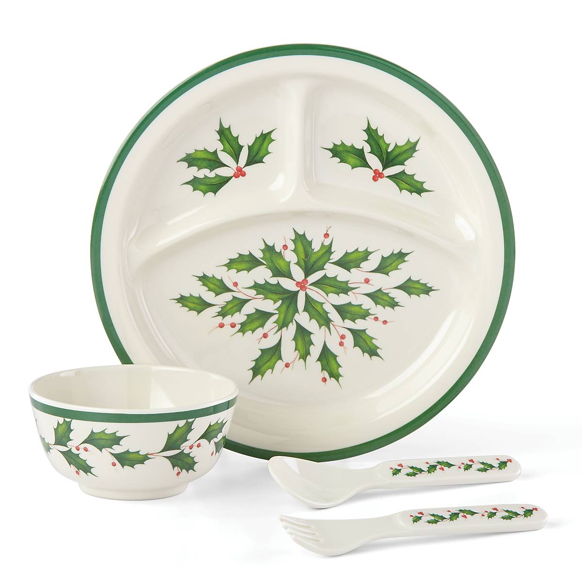 Holiday Children's 4-Piece Dinner Set - Image 2