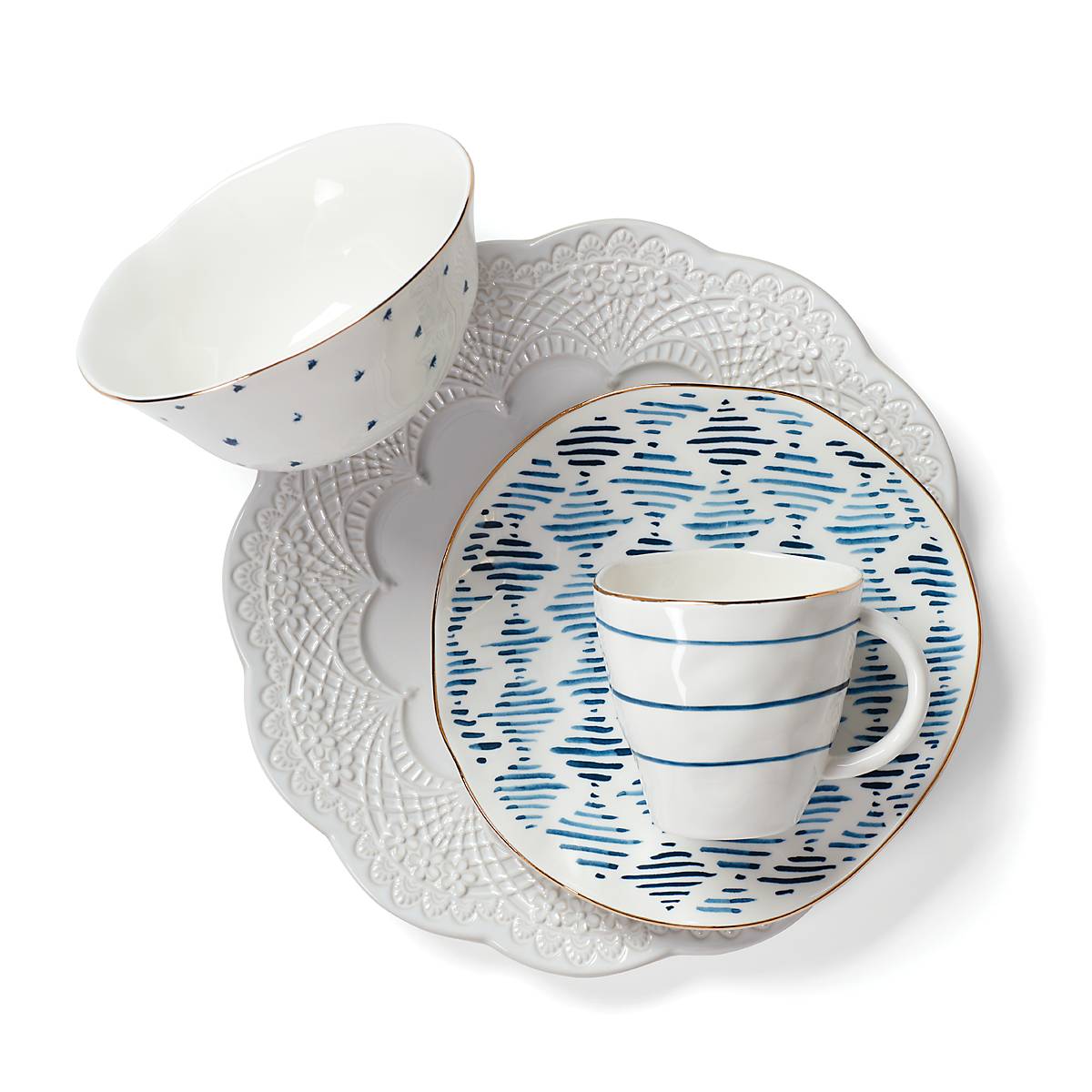 Blue Bay Dessert Mugs. Set of 4 - Image 4