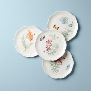 Butterfly Meadow Accent Plates. Set of 4