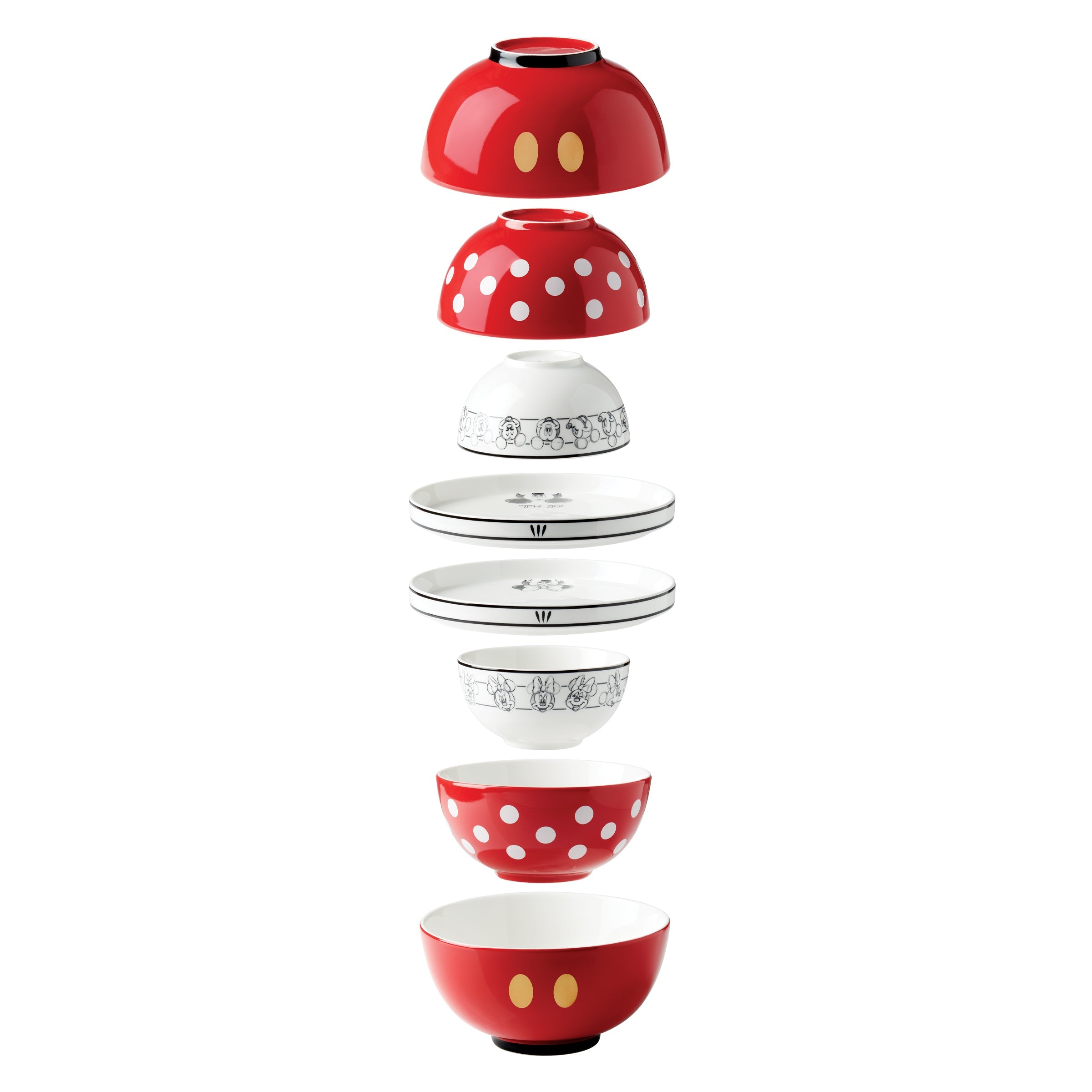 Disney Luna 8-Piece Nesting Dinnerware Set - Image 2
