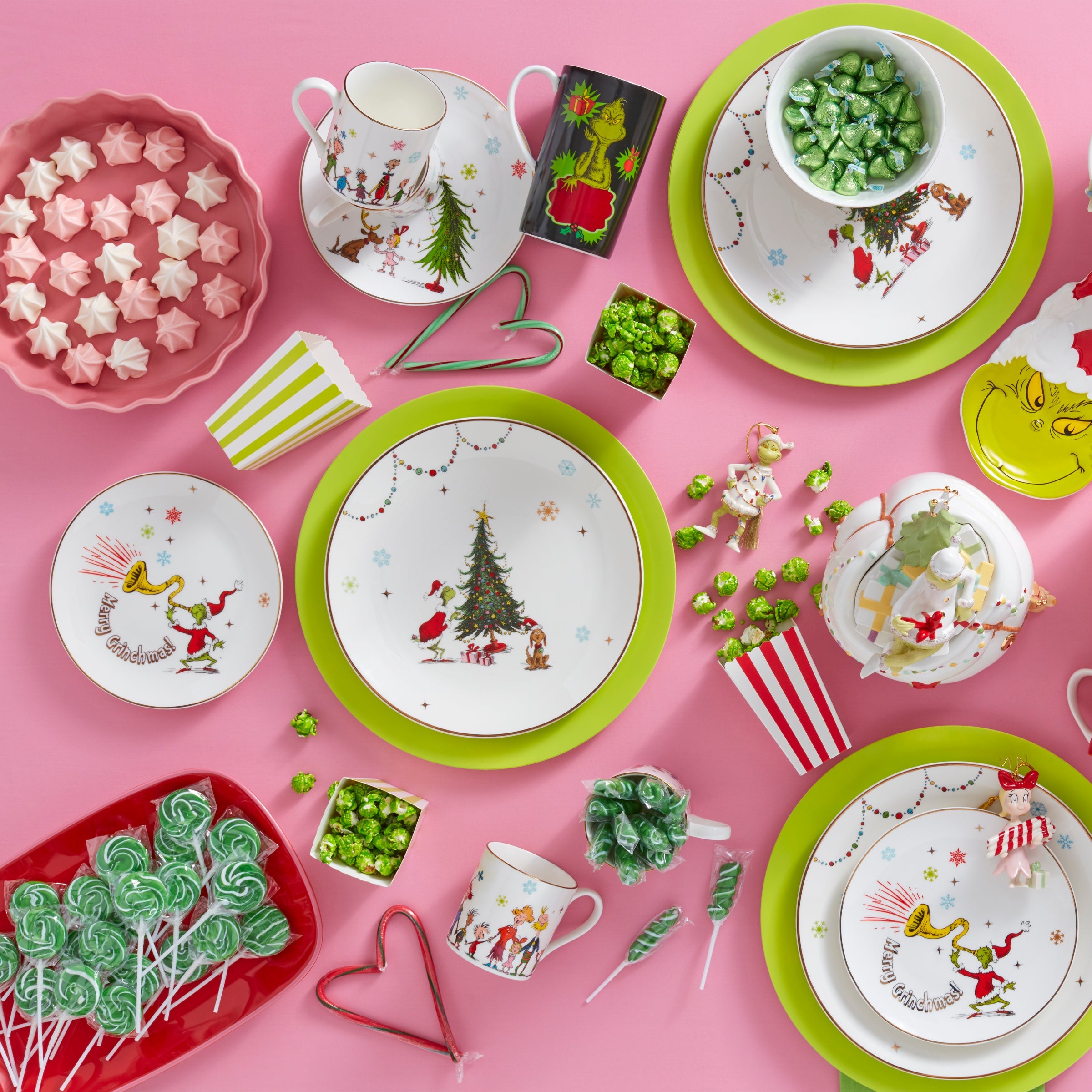 Merry Grinchmas Mugs. Set of 4 - Image 2