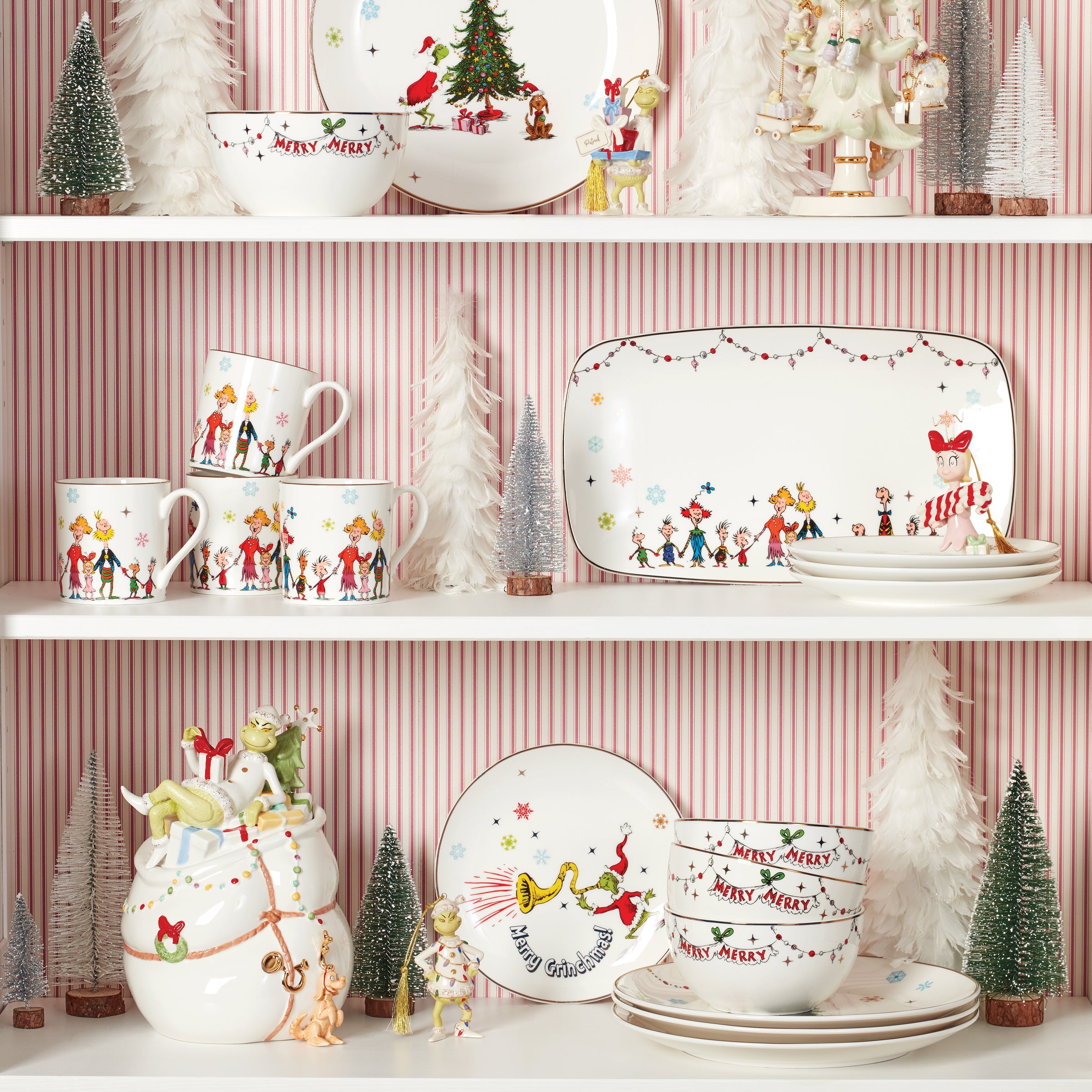 Merry Grinchmas Mugs. Set of 4 - Image 4