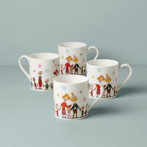 Merry Grinchmas Mugs. Set of 4