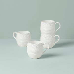 Wicker Creek Mugs. Set of 4
