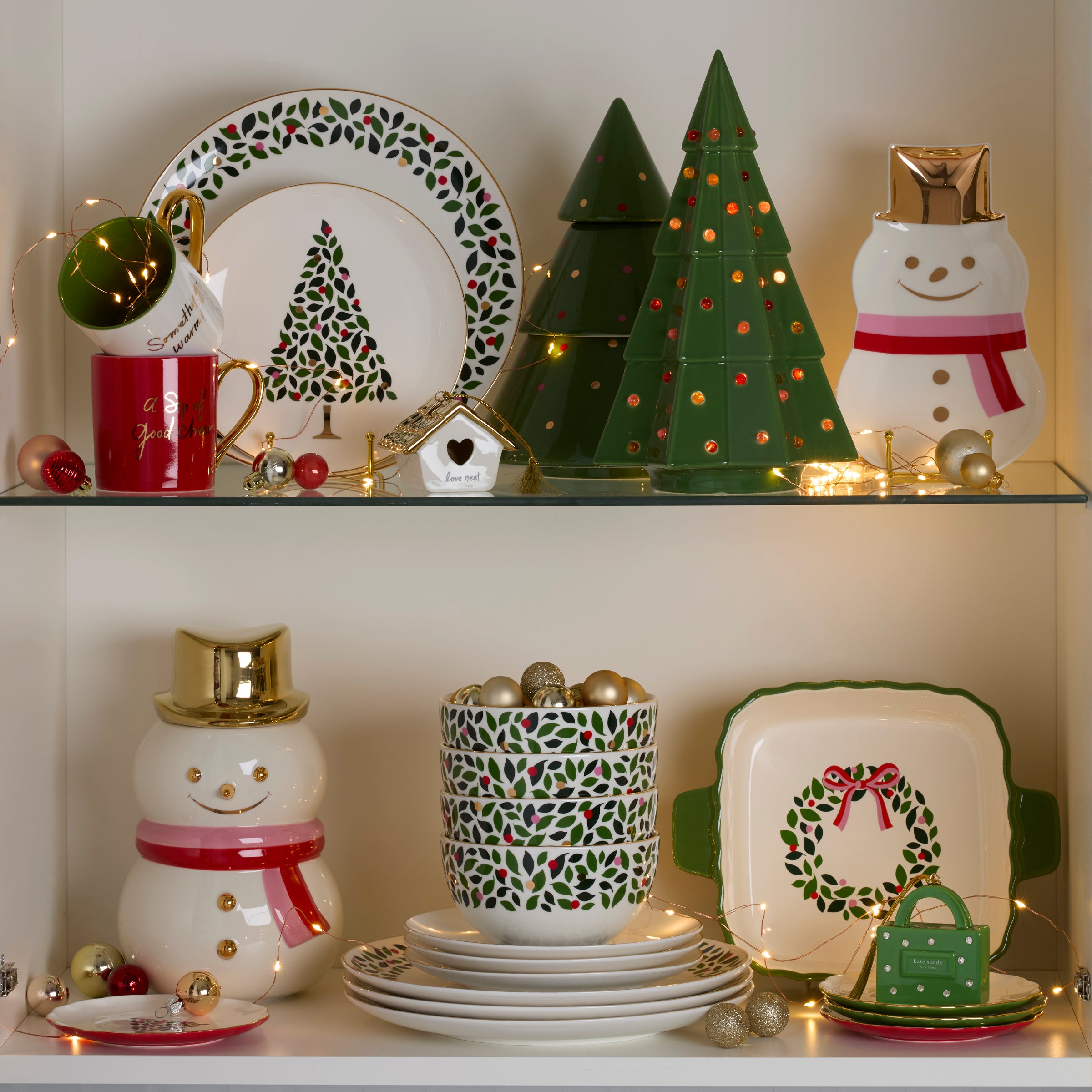 Evergreen Rim Accent Plates. Set of 4 - Image 4