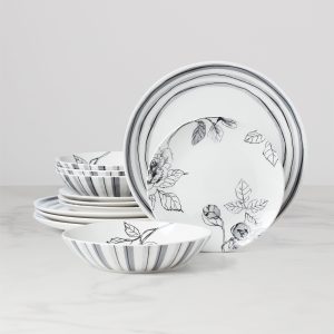 Sketchbook 12-Piece Dinnerware Set
