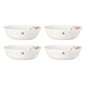 Butterfly Meadow Soup Bowls. Set of 4