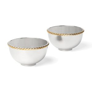 Roseland Nut Bowls. Set of 2