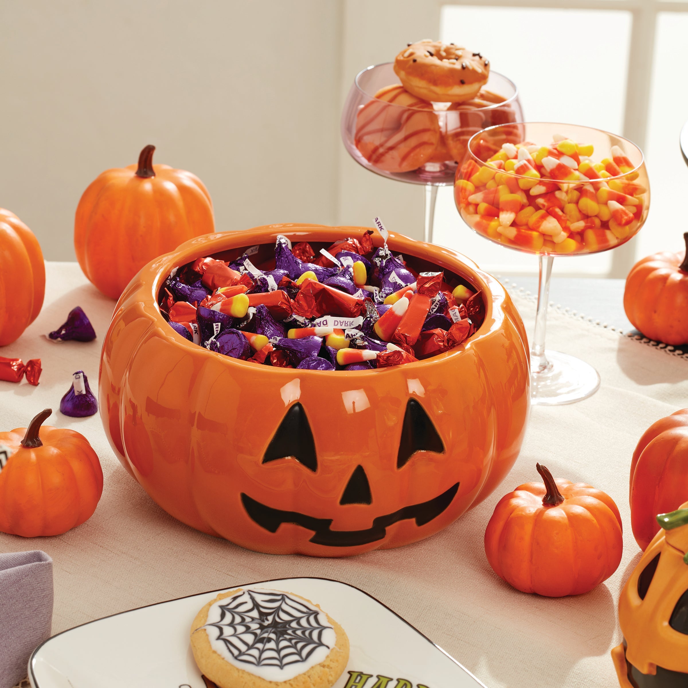 Halloween Pumpkin Candy Bowl - Image 2