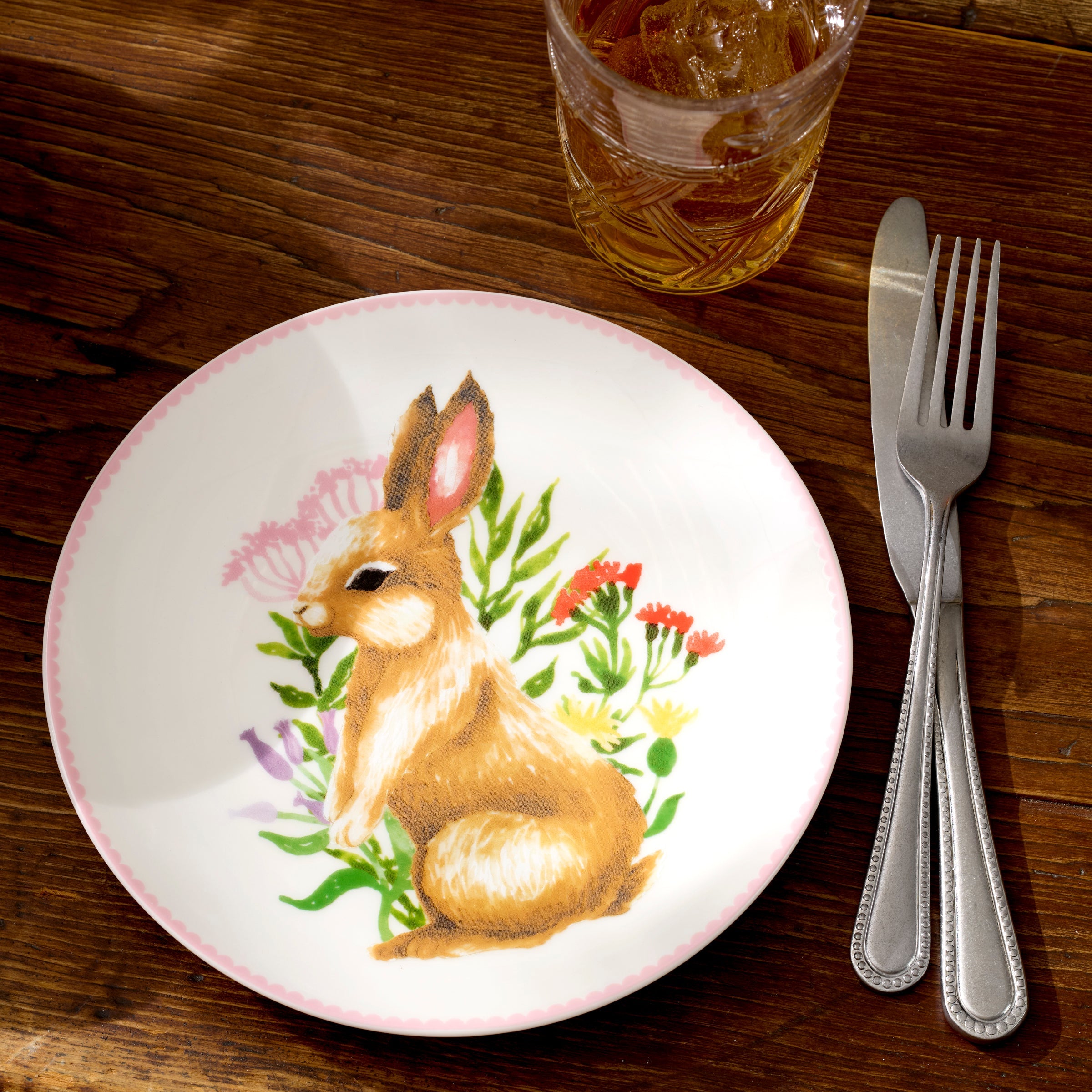 Bunny Accent Plates. Set of 4 - Image 6