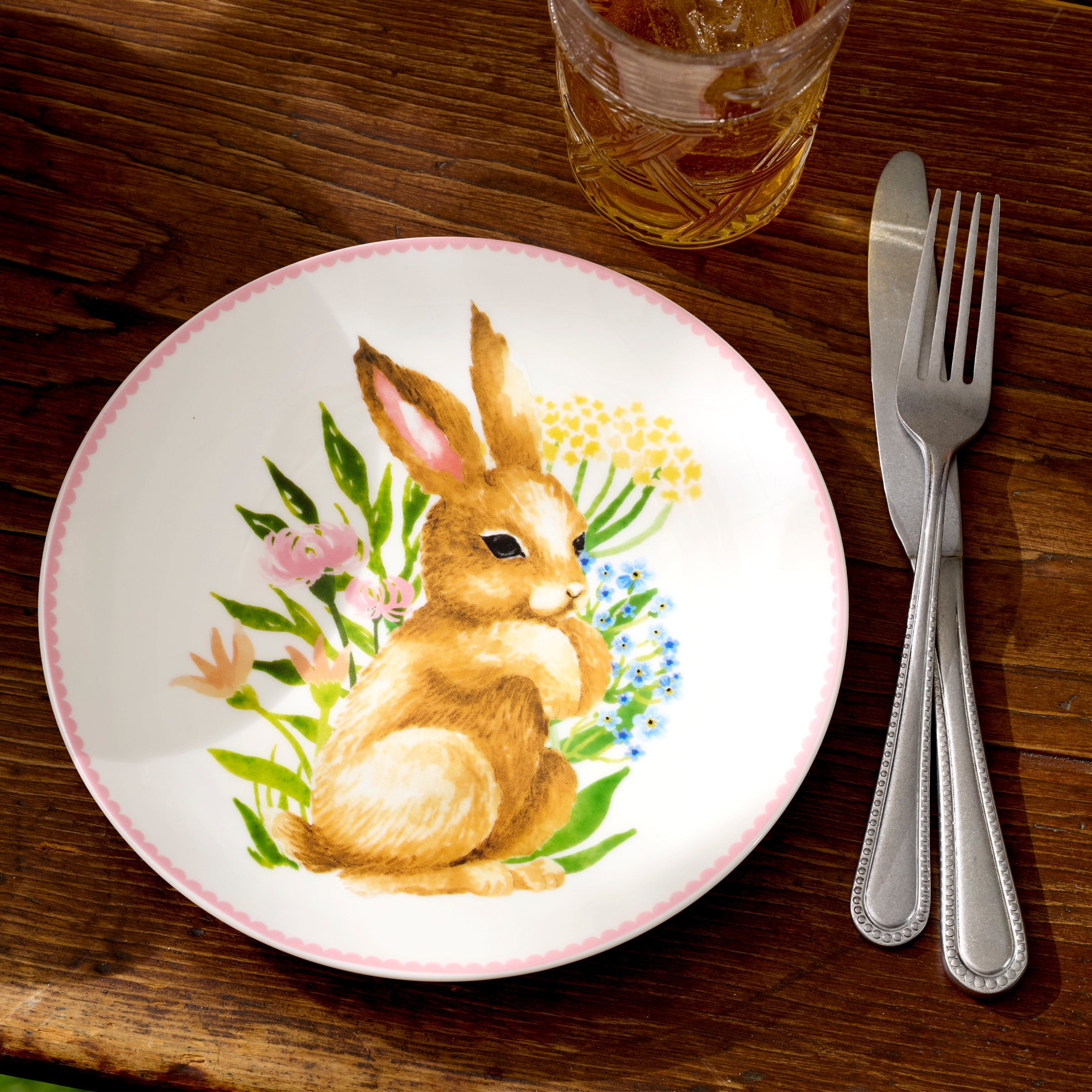 Bunny Accent Plates. Set of 4 - Image 7