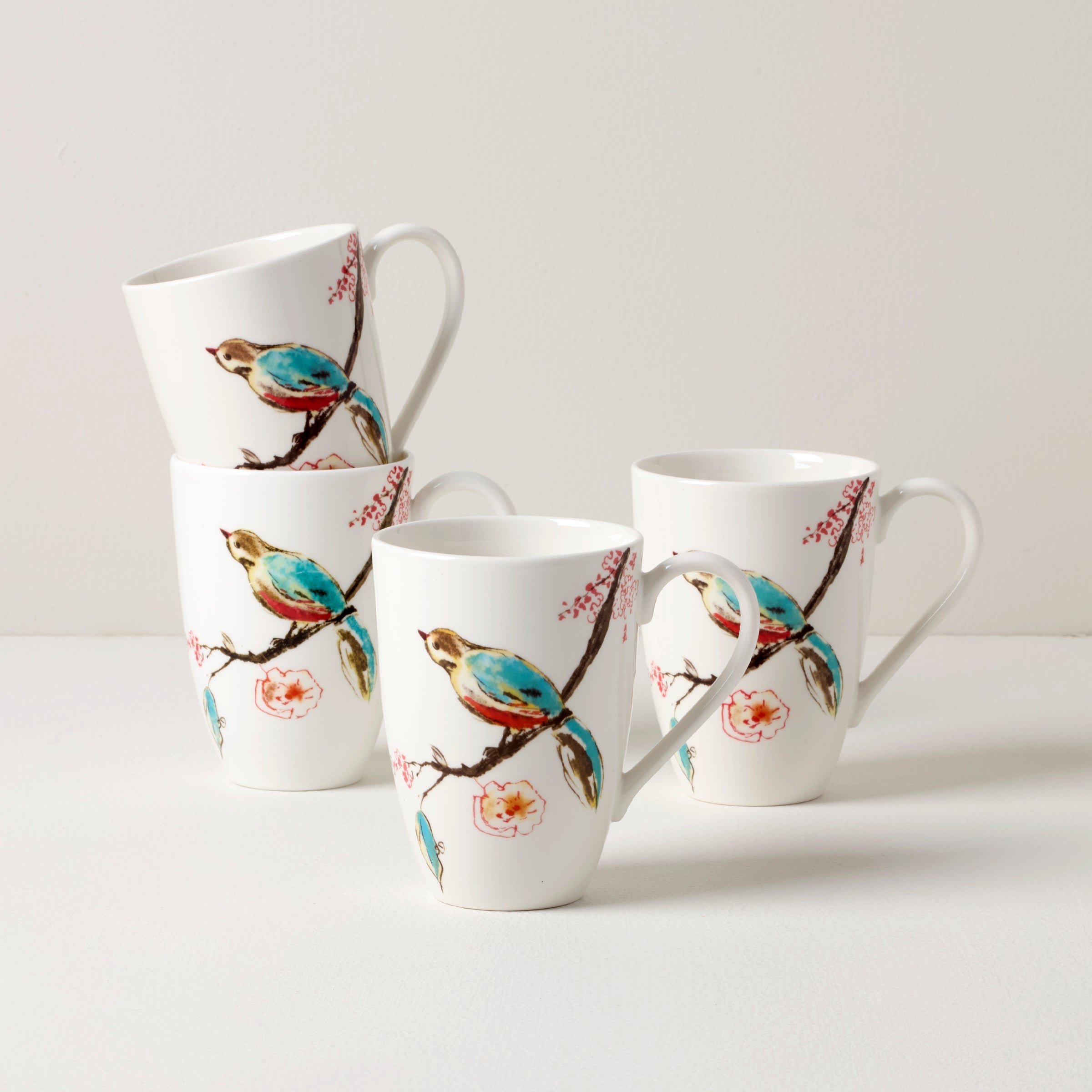 Chirp Mugs. Set of 4