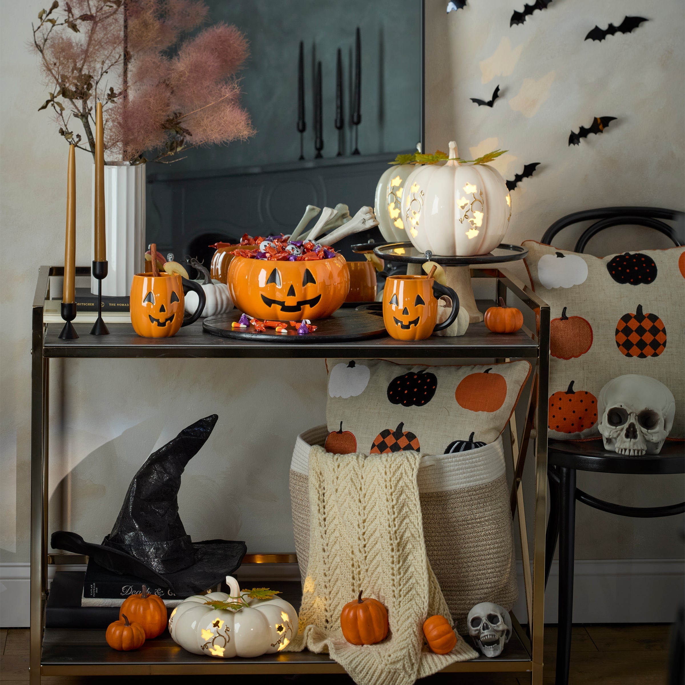 Halloween Pumpkin Candy Bowl - Image 4