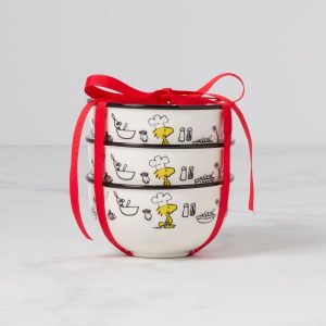 Chef Snoopy Mini Bowls. Set of 3