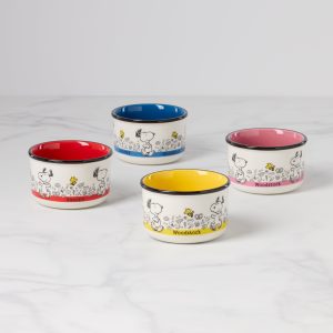 Chef Snoopy Snack Bowls. Set of 4