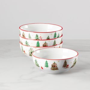 Merry & Bright All-Purpose Bowls. Set of 4