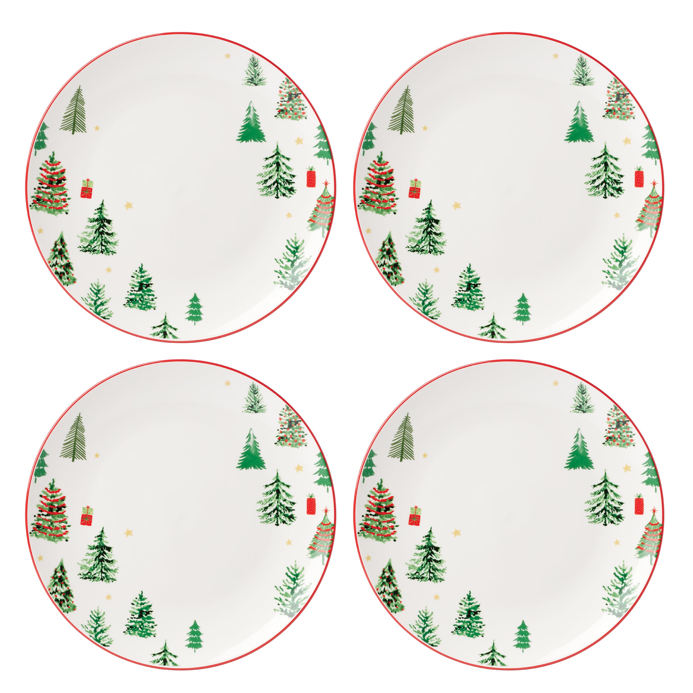 Merry & Bright Dinner Plates. Set of 4 - Image 6