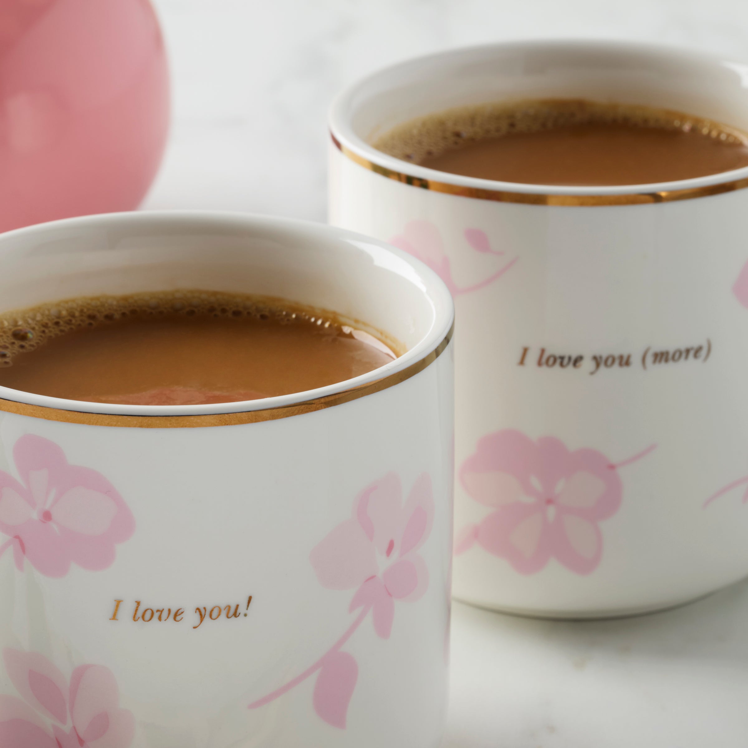 Spring Pansies Mugs. Set of 2 - Image 3