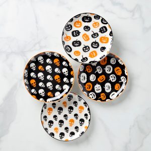 Vintro Halloween Accent Plates. Set of 4