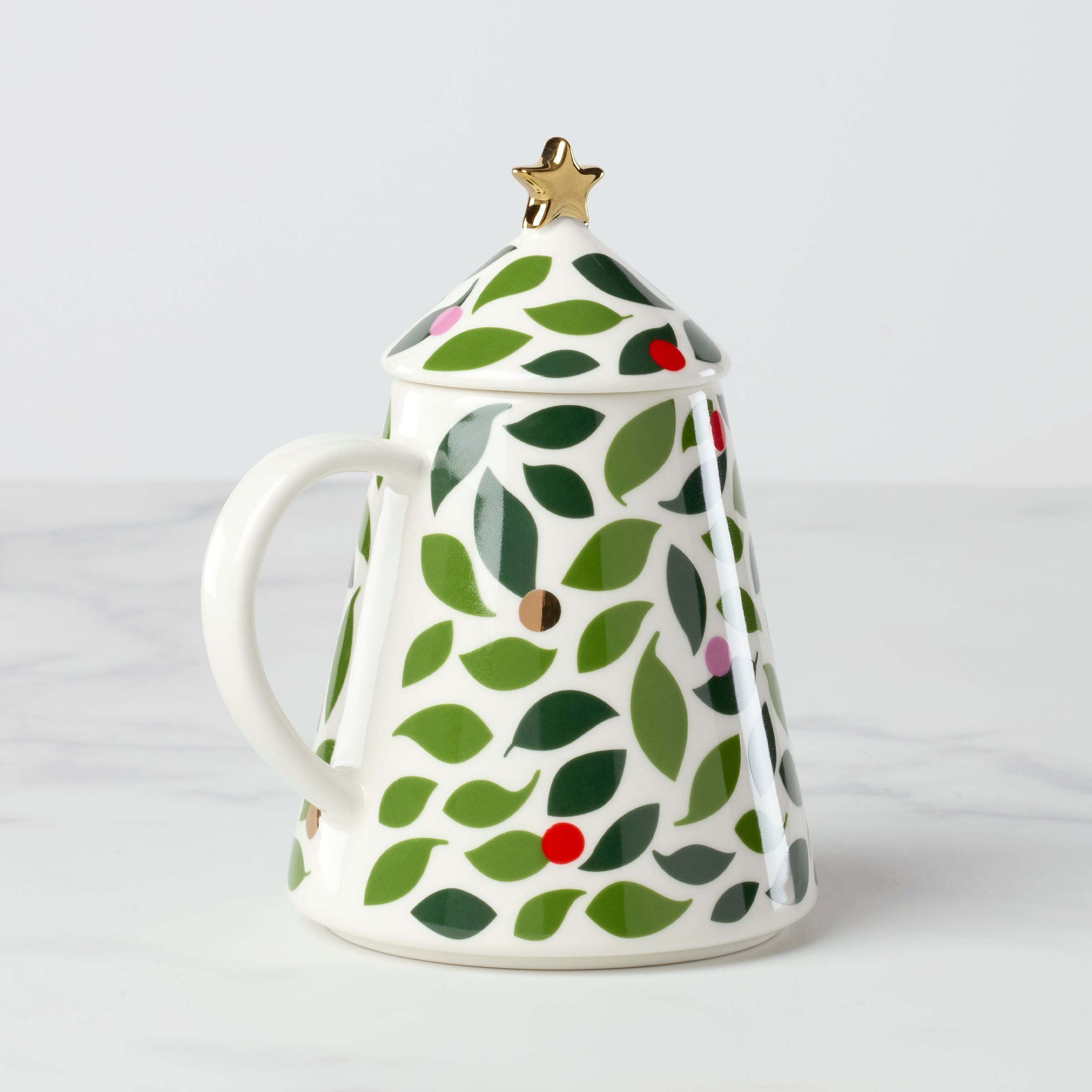 Evergreen Figural Tree Lidded Mug - Image 2