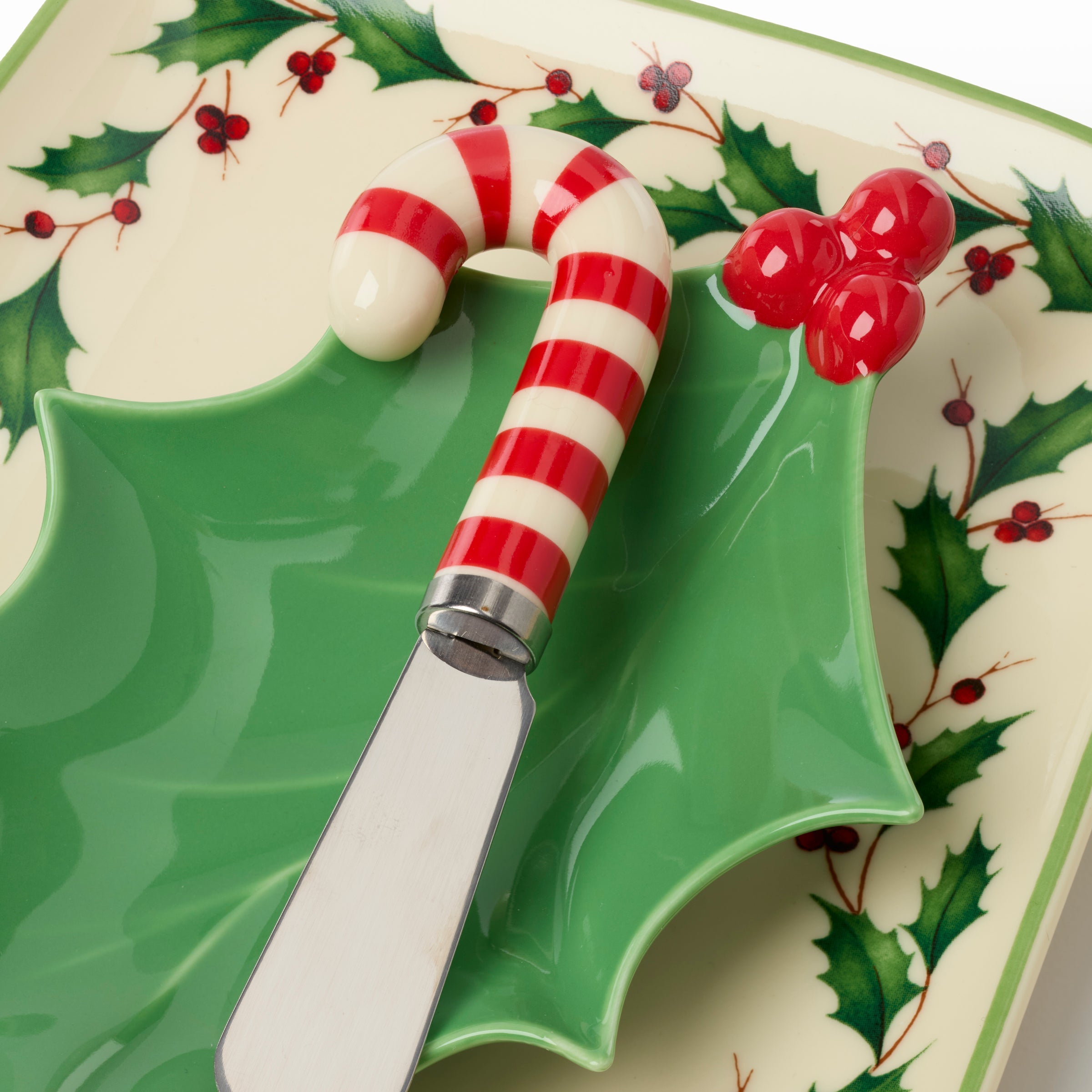 Holiday Tray Set with Spreader 3-Piece Set - Image 4