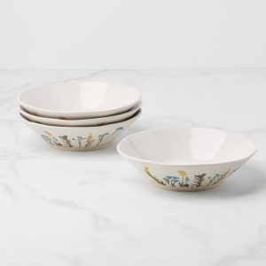 Wildflowers Pasta Bowls. Set of 4