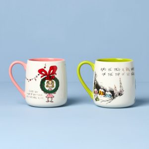Who-Ville Cindy-Max Mugs. Set of 2