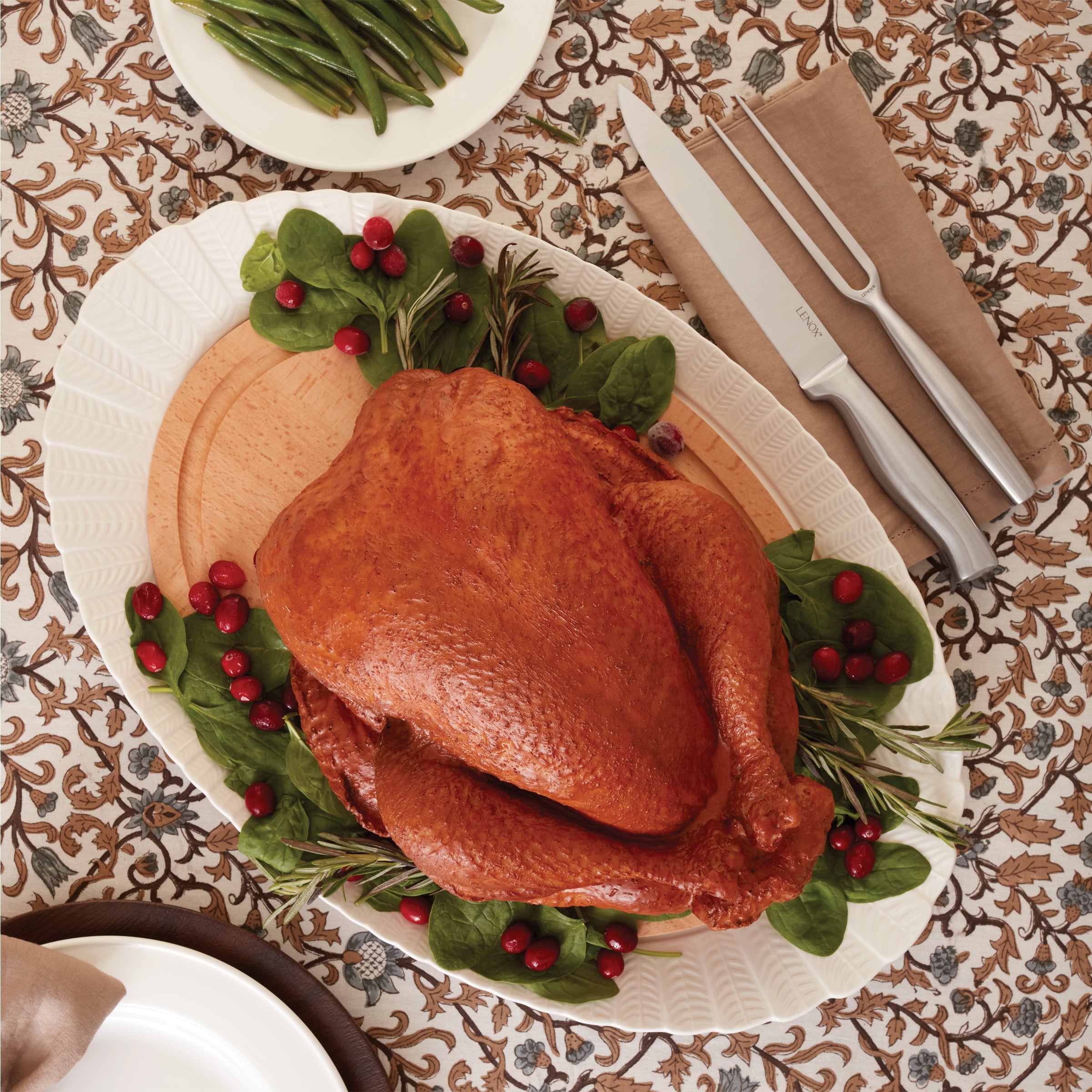 Harvest 4-Piece Turkey Platter & Carving Set - Image 3