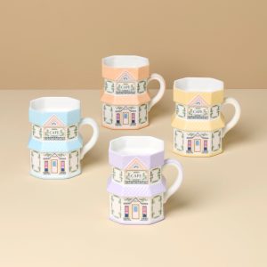 Lenox Spice Village Mugs. Set of 4
