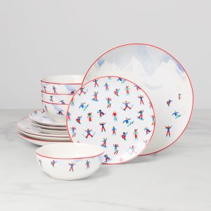 Snowbound 12-Piece Dinnerware Set