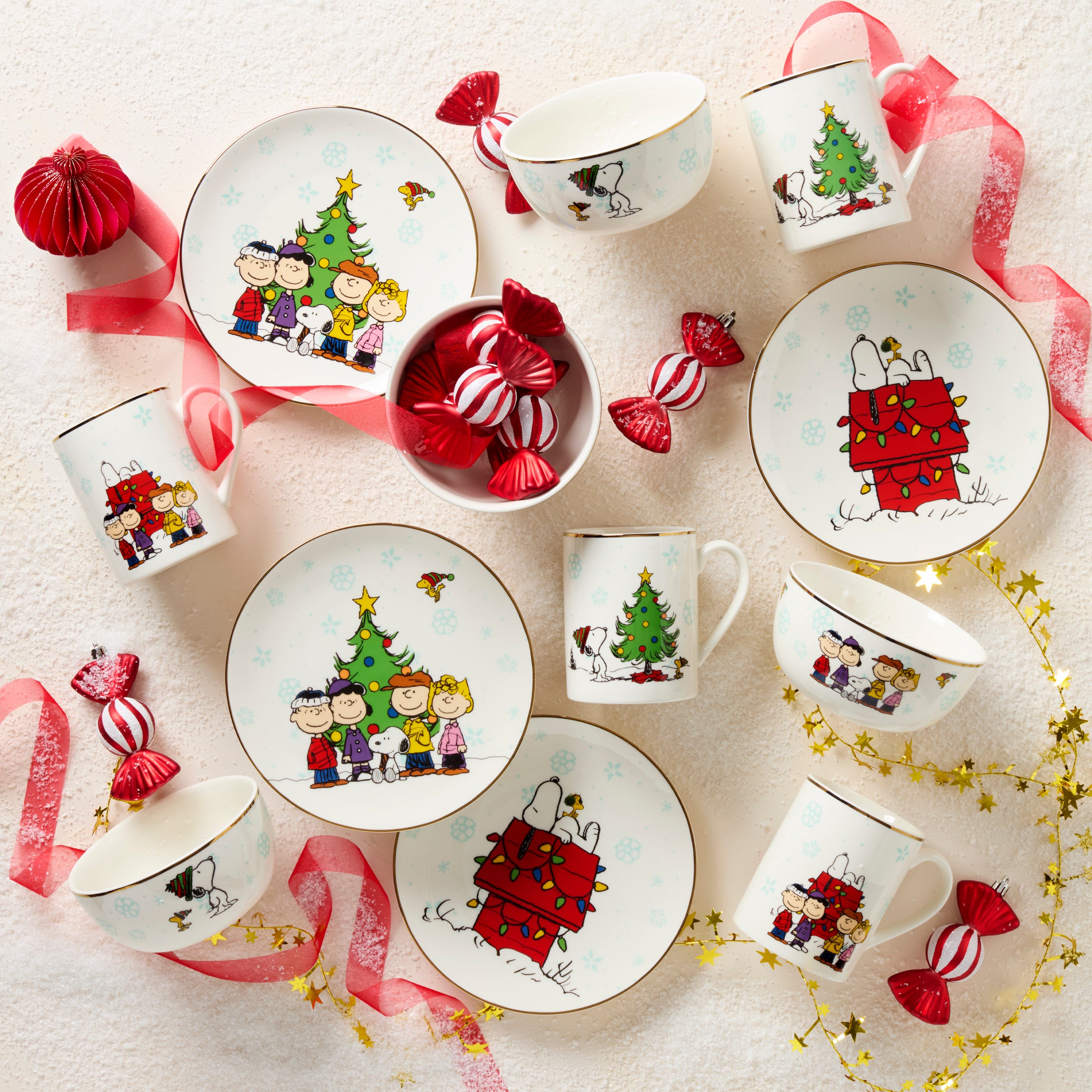 Peanuts Gang All-Purpose Bowls. Set of 4. Assorted - Image 3