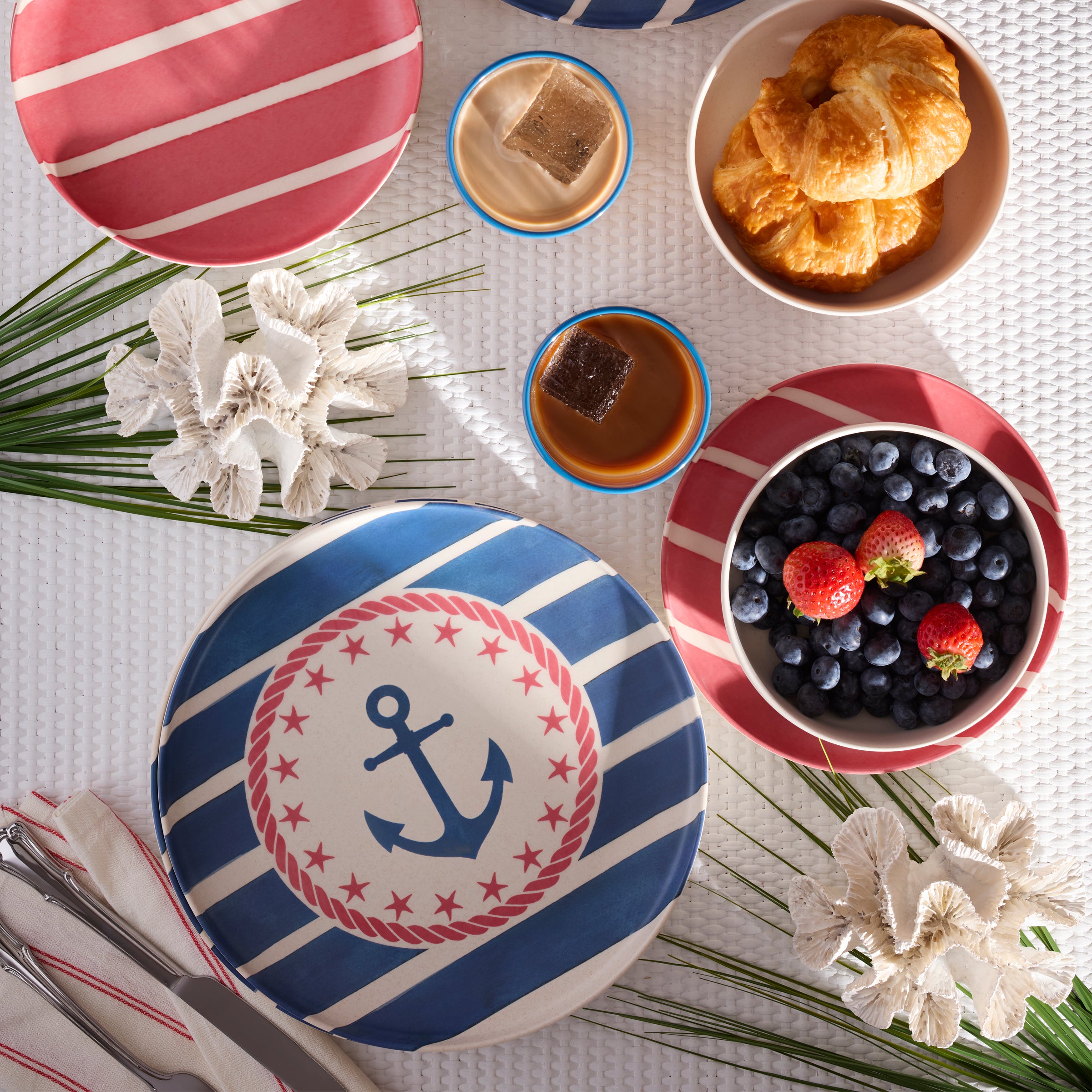 24 Seven Melamine Aweigh We Go 24-Piece Dinnerware Set - Image 11