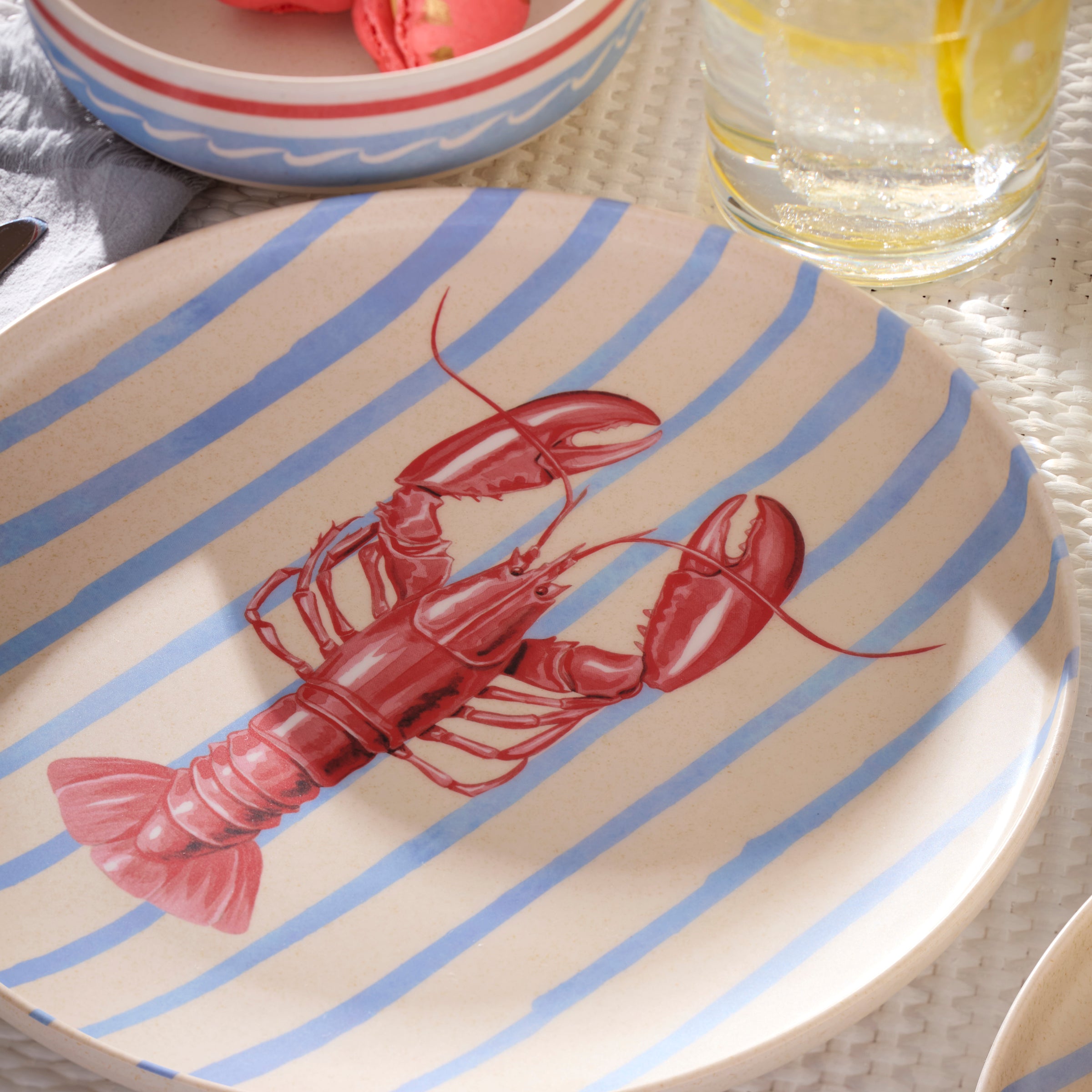 24 Seven Melamine. Wharfside 12-Piece Dinnerware Set - Image 3