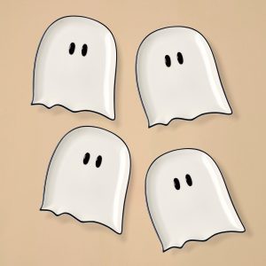 Ghost Accent Plates. Set of 4