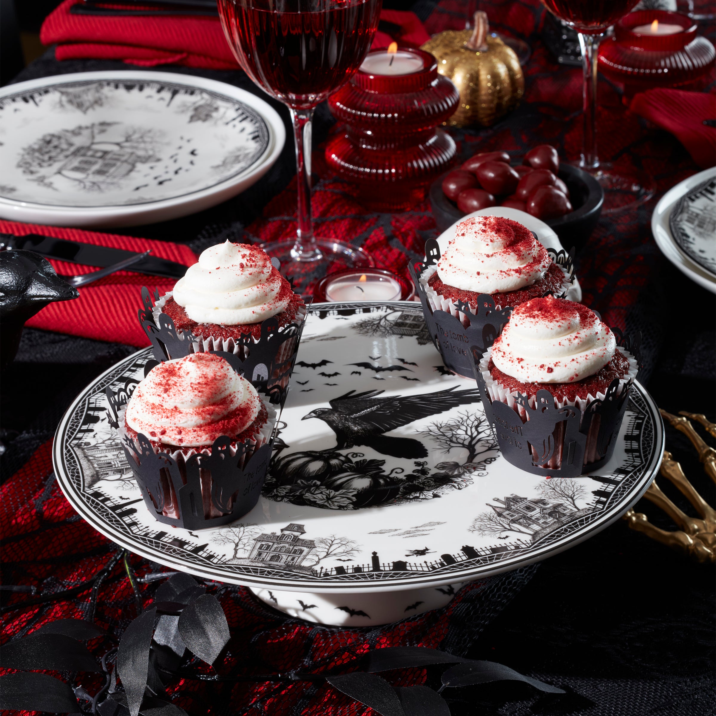 Haunted Village Cake Plate - Image 4