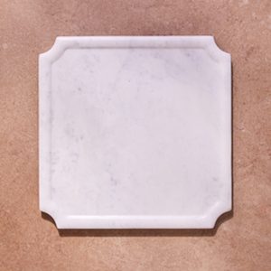 White Marble Framed Square Board