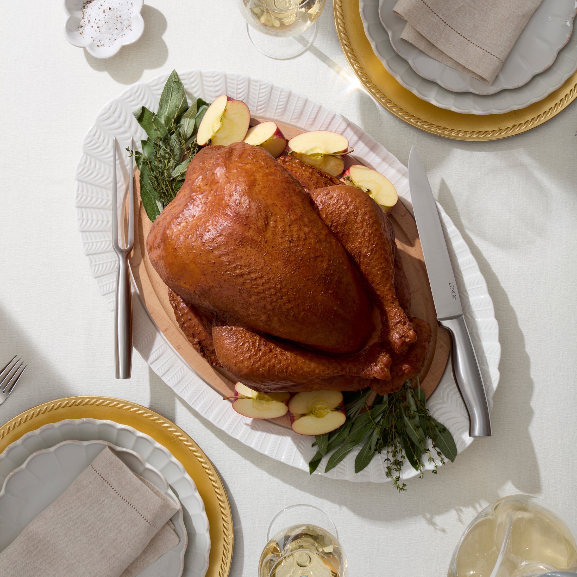 Harvest 4-Piece Turkey Platter & Carving Set - Image 9
