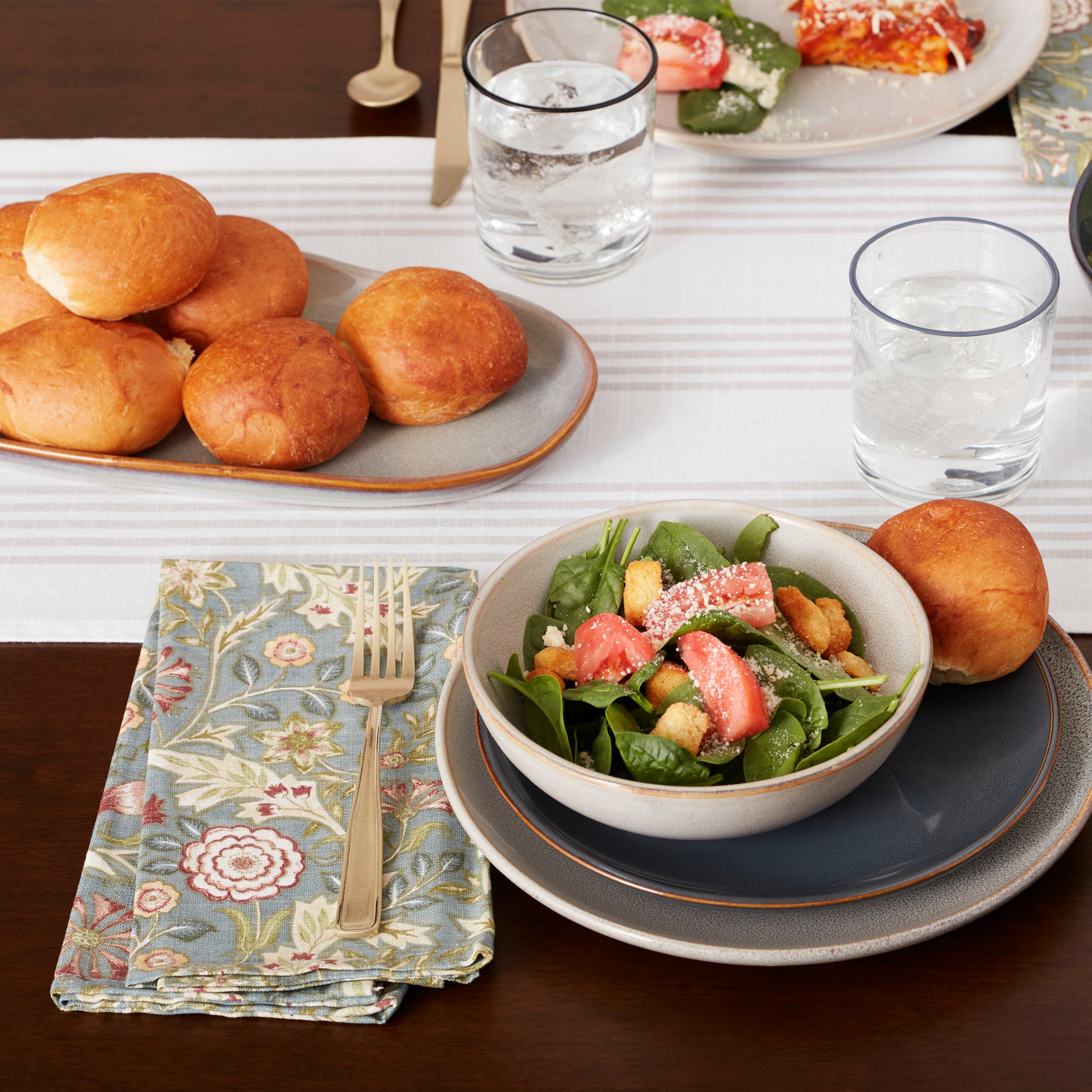 Organic Shades Gray 12 Piece Dinnerware Set - Image 6