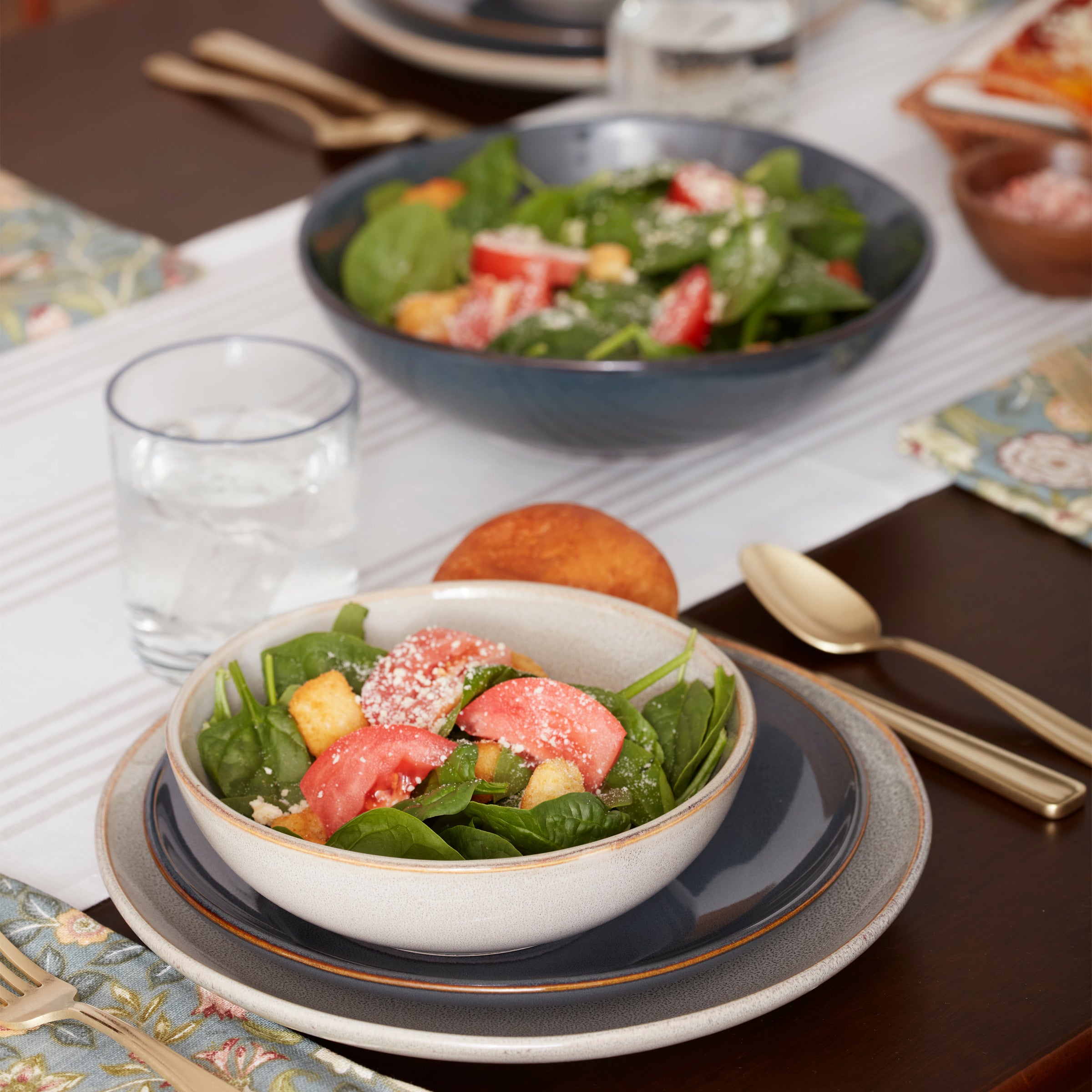 Organic Shades Gray 12 Piece Dinnerware Set - Image 3