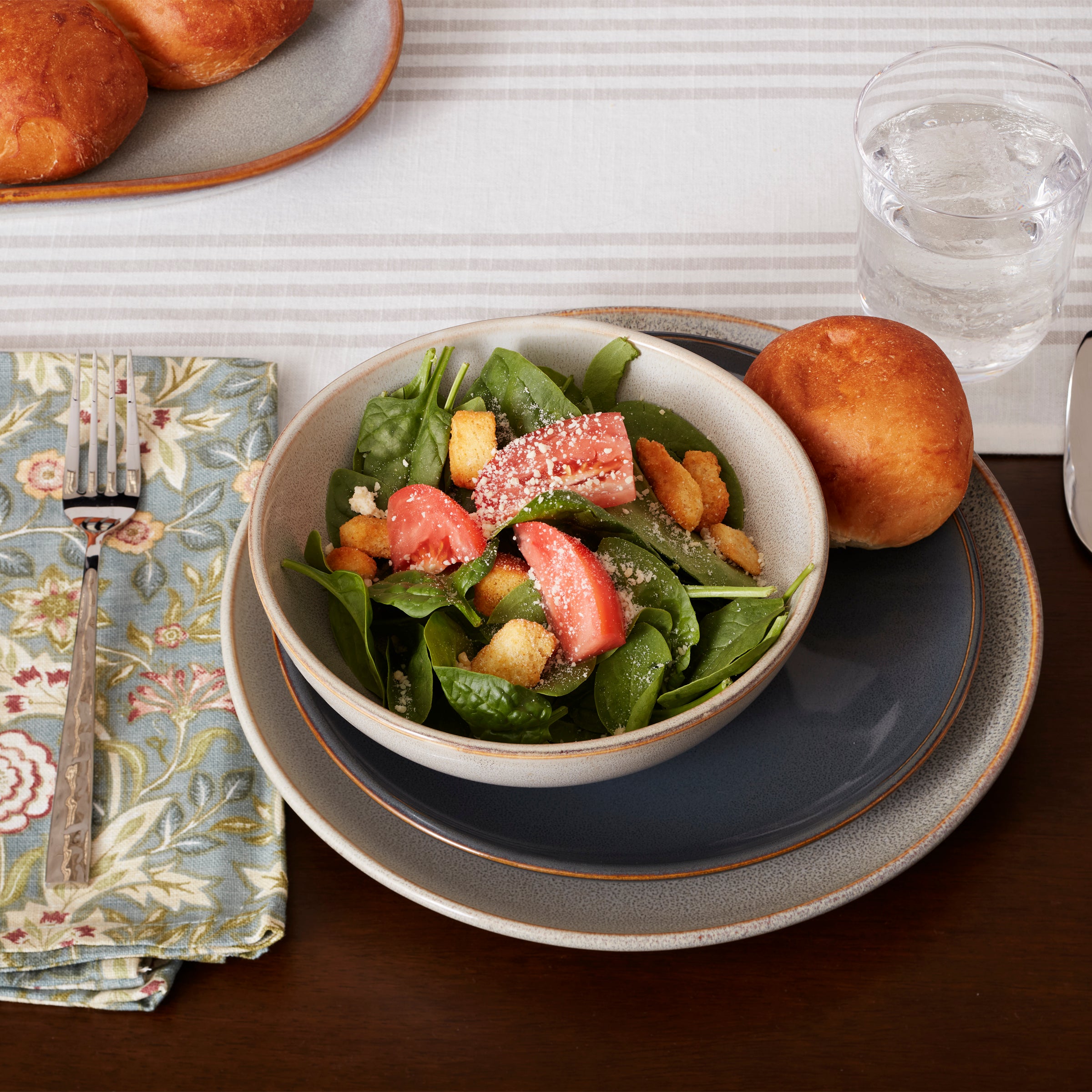 Organic Shades Gray 12 Piece Dinnerware Set - Image 4