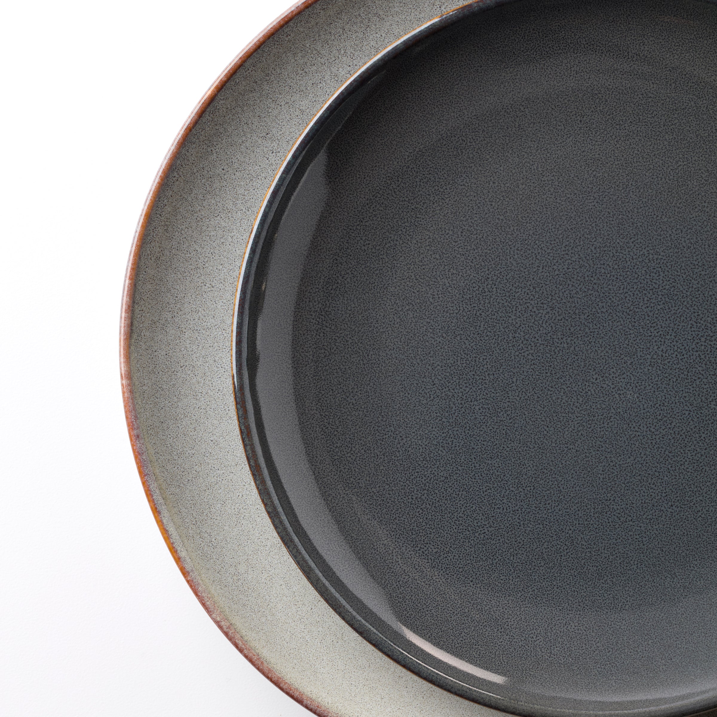 Organic Shades Gray 12 Piece Dinnerware Set - Image 19