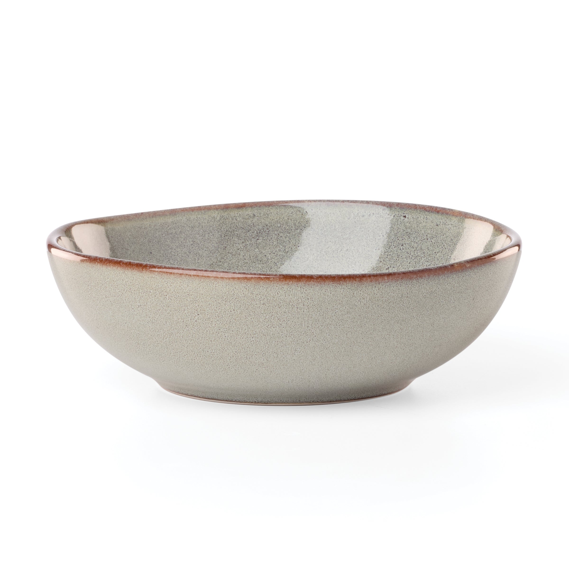 Organic Shades Gray 12 Piece Dinnerware Set - Image 18