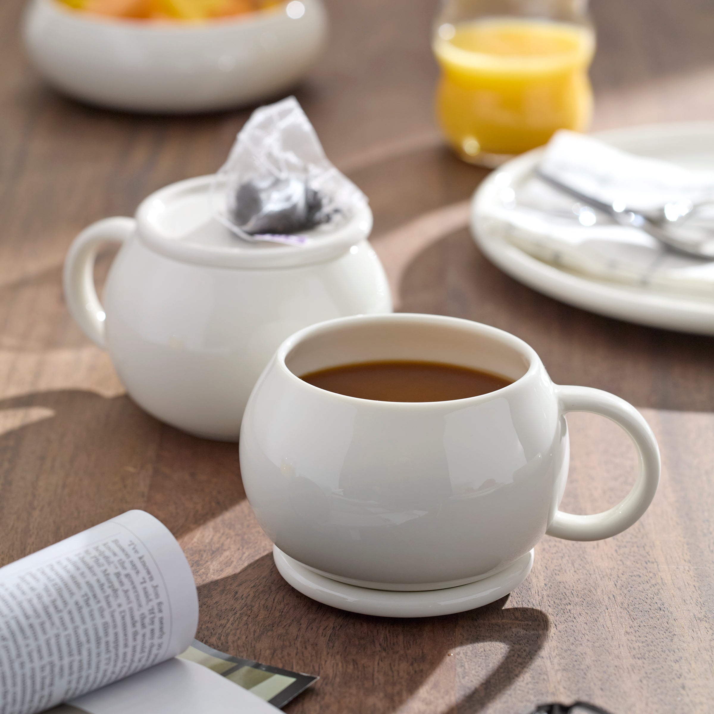 Quirk Mugs with Coaster. Set of 4 - Image 2