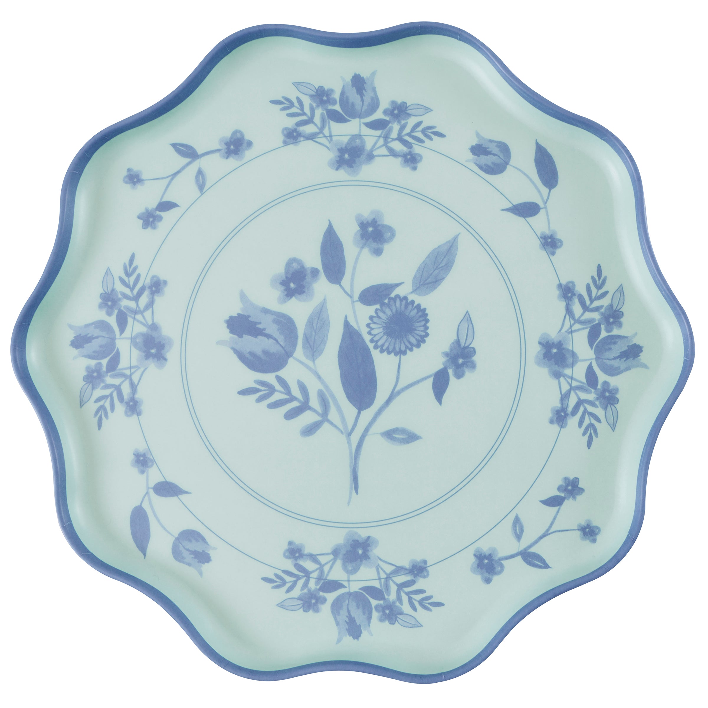 Vintage Botanical Reusable Large Plates. Set of 4 - Image 2
